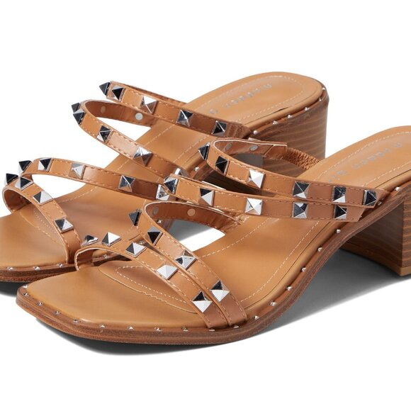 Madden Girl Tan Studded Sandals - Picture 2 of 7